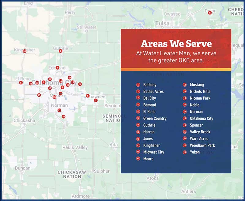 areas we serve